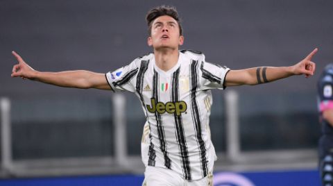 Paulo Dybala scored Juve's third goal against Sassuolo